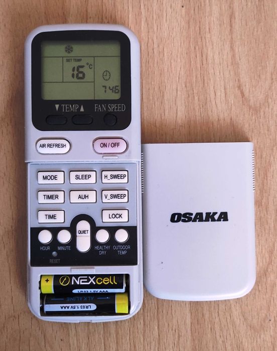 Климатик OSAKA CH-09-JN на части: дистанционно перка кондензатор филтр