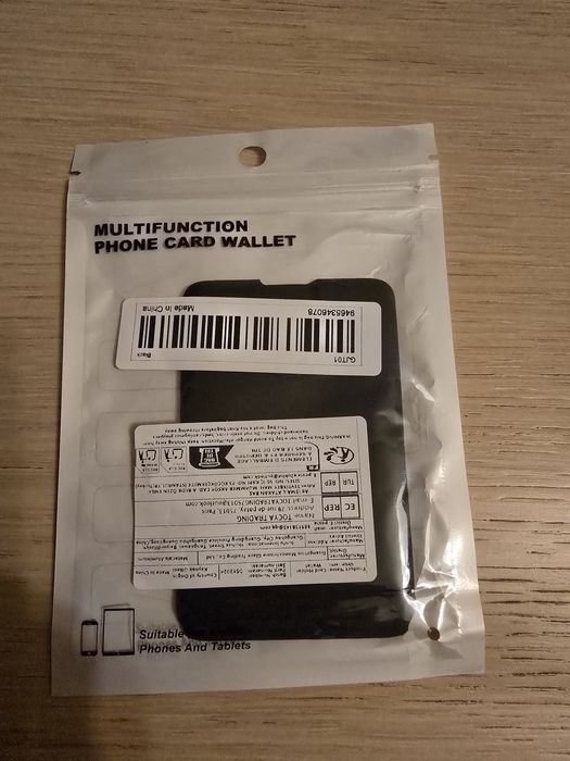 Гумен портфейл/картодържач за телефон