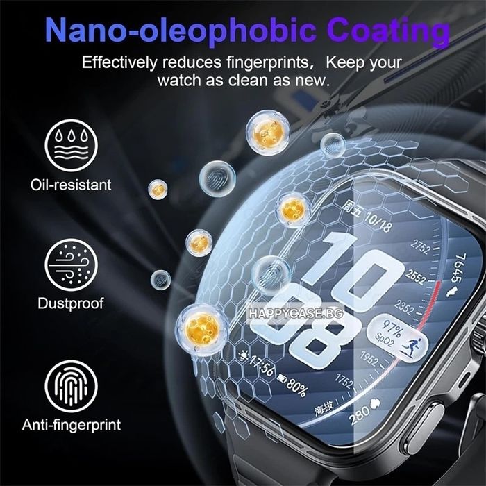Huawei Watch Fit 5 / Fit 5 Pro / 5D Извит протектор за цял екран