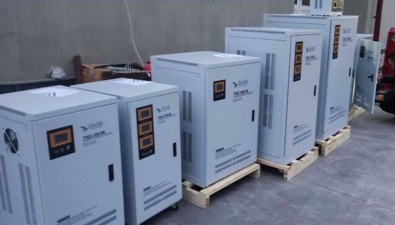 100 кВт стабилизатор напряжения латерний SAAB 100 kVa 380W optom stabi