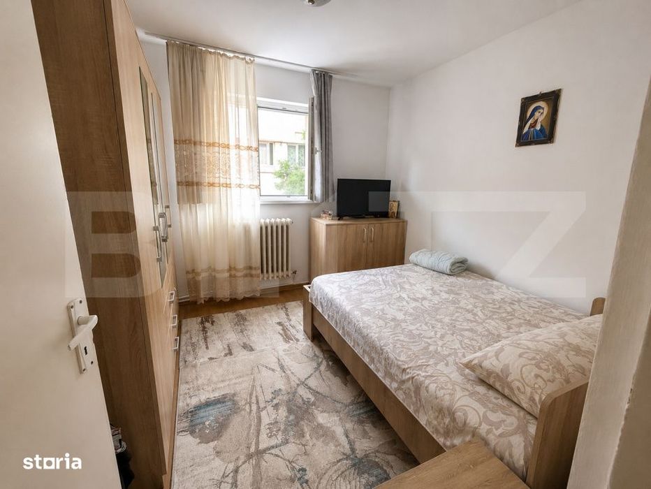 Apartament 3 camere, 67 mp, mobilat complet, etaj 3, zona Cetate