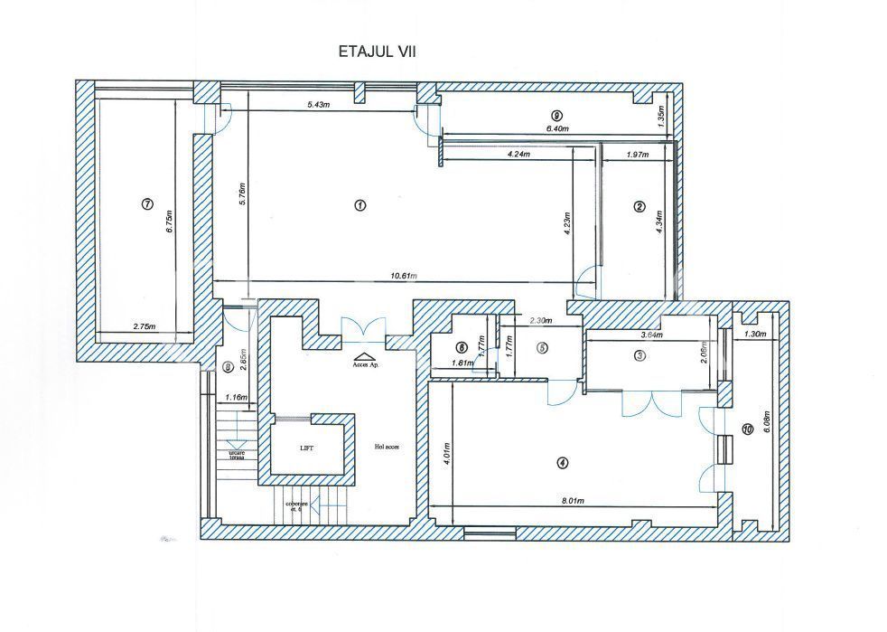 OX699 Penthouse pe doua niveluri cu terasa 125 mp, Complex