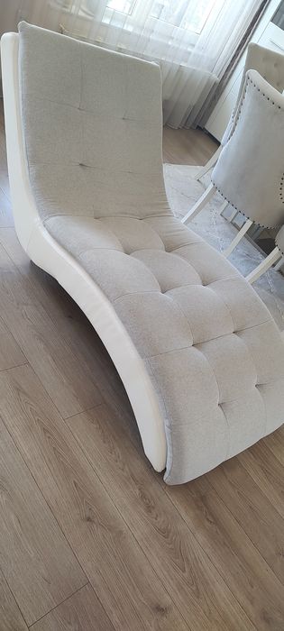 Лежанка, текстил, кожа