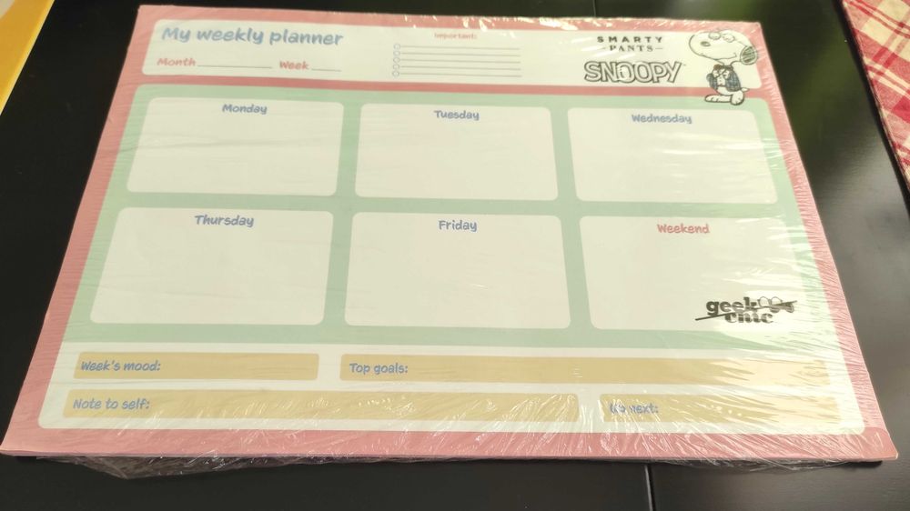 Планер - пад , седмичен планер , А3