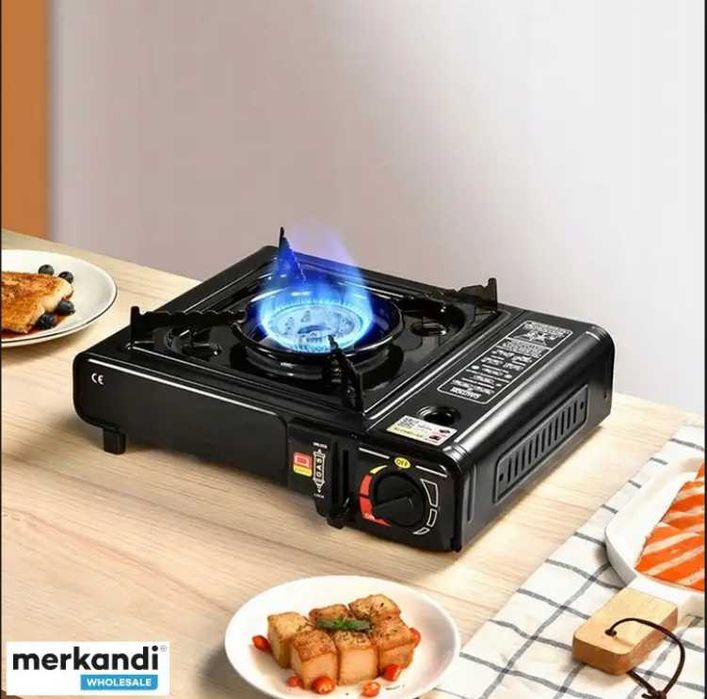 ГАЗОВАЯ ПЛИТА В ЧЕРНОМ ЦВЕТЕ-34 см Для пикника Доставка бесплатно