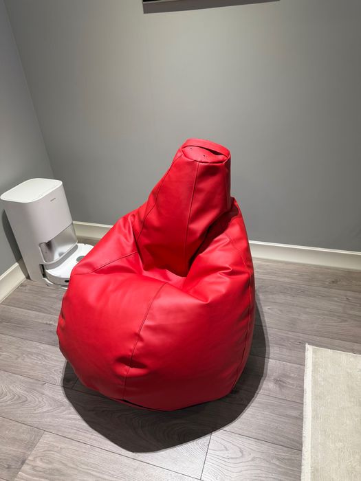 Кресло мешок кожаное