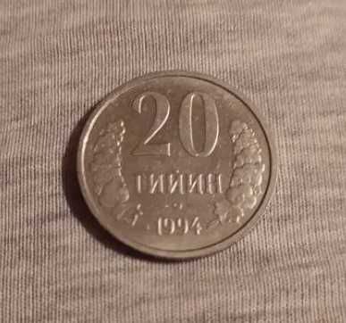 Монеты Тийины 5, 10, 20, 50