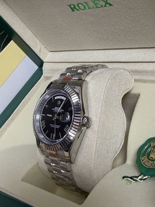 Ceas Rolex Day-Date Silver/Black Dial