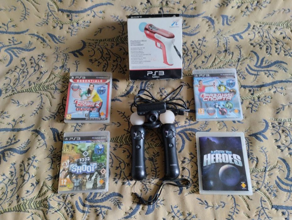 Мувы джостики пс3 с играми и вэп камерой