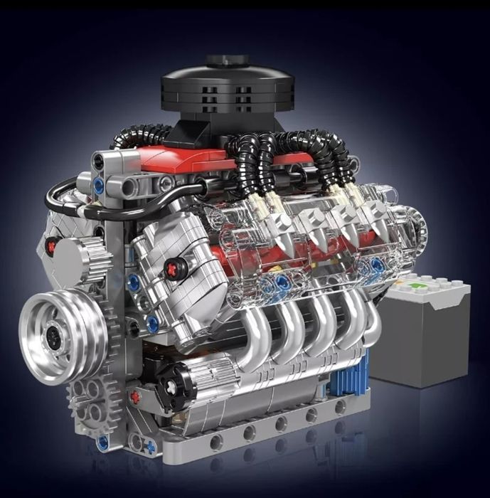 Миниатюрен V8 спортен двигател