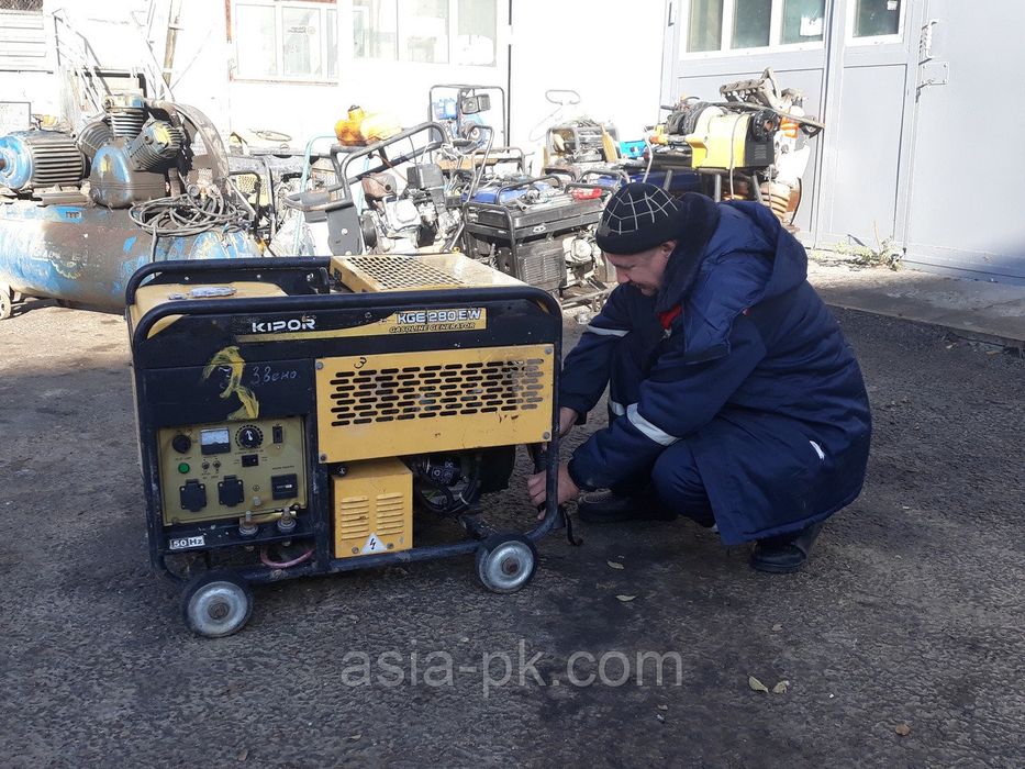 Ремонт и замена масло генераторов / remont va generator moy almashish