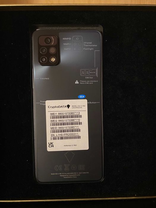 Smartphone Hidr S1 PRO, BLACK, 8+128GB, nou