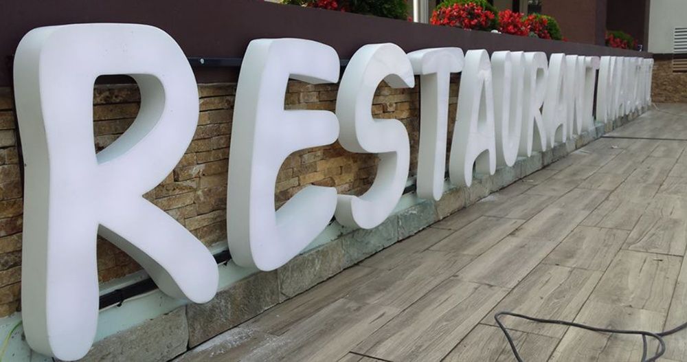 Litere volumetrice polistiren