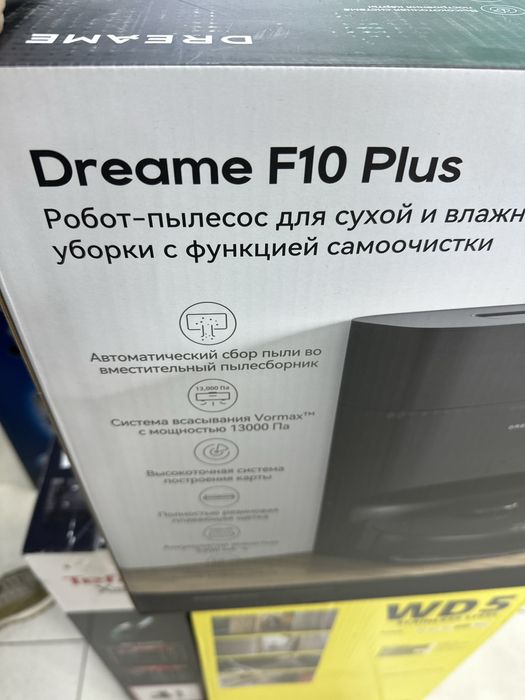 Робот Пылесос Dream f10 Plus 13000Па мощная, Официальный Дилер по Узб