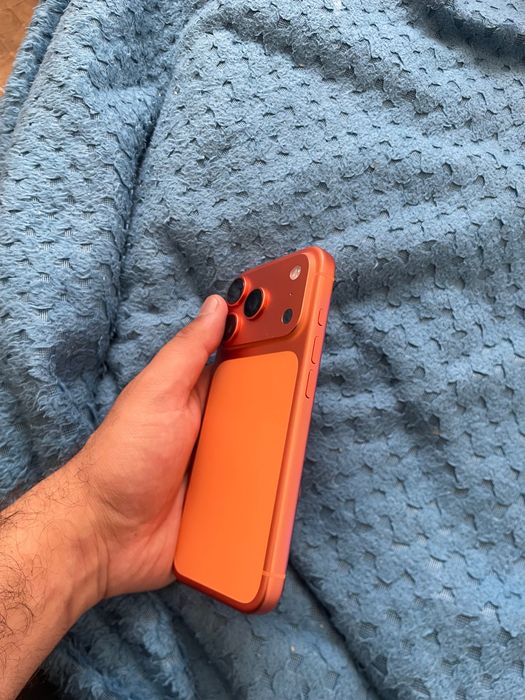 Iphone 17 Pro Orange colour (E-Sim)  Urgent sale
