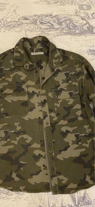 Geaca denim army zara