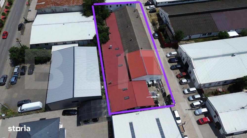 Spatiu comercial 620 mp, fost restaurant, 5 incaperi, 2 birouri, zona