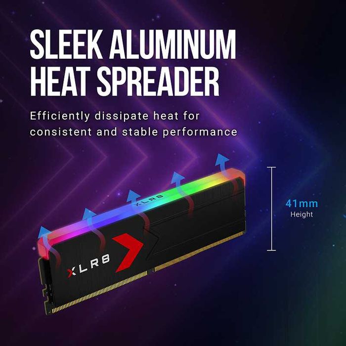 PNY XLR8 RGB DDR5 64GB (2x32) 6000MHz CL30 XMP+EXPO Black