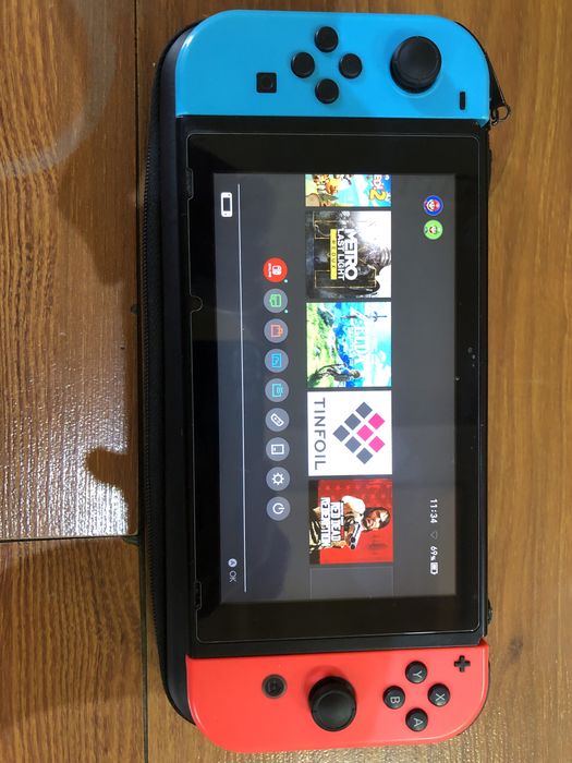 Nintendo switch чипированая обмен