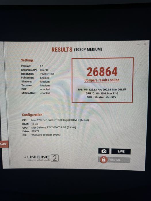 MSI 3070 ti gaming x trio