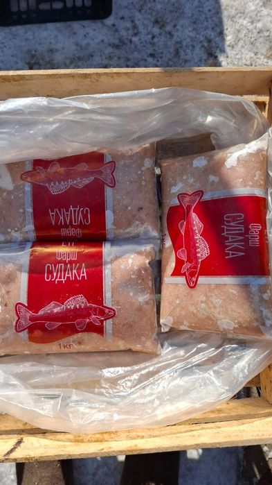 Фарш судака корбками