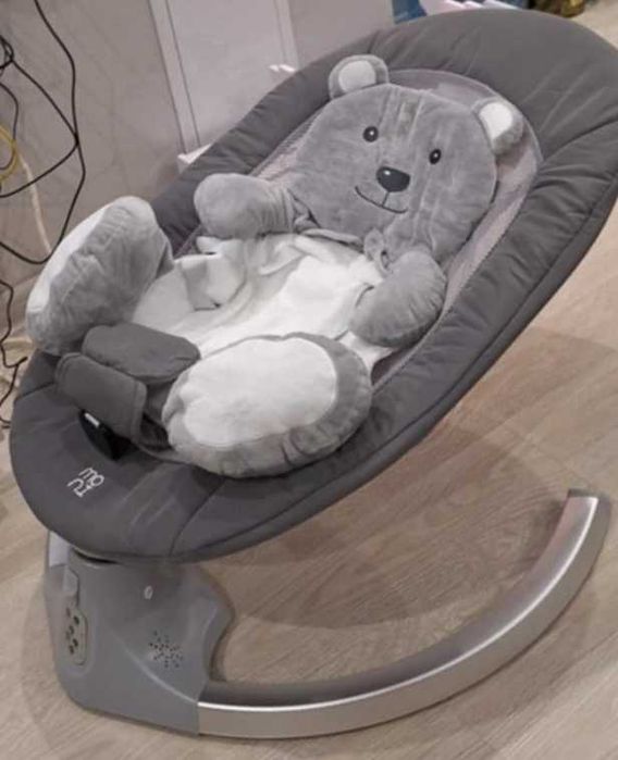 Бебешка ел. люлка Ari bear сива