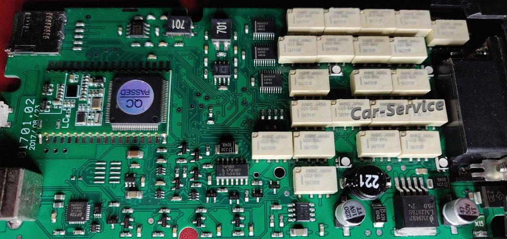 Tester Delphi DS150E cu o singura placa electronica si cea mai buna calitate hardware, soft 2021.10b si Firmware: 4601