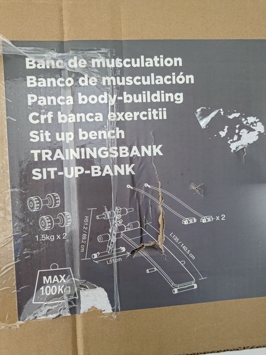 Bancă de exerciții reglabilă
