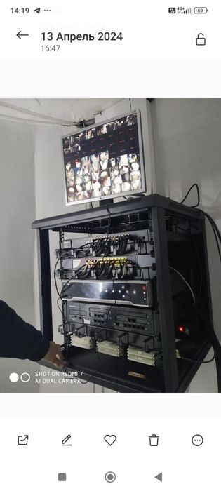 Установка камер видеонаблюдения