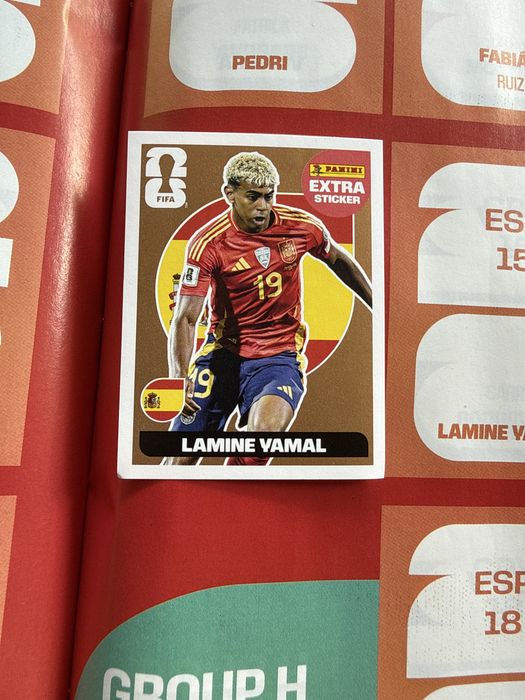Lamin Yamal bronze extra sticker
