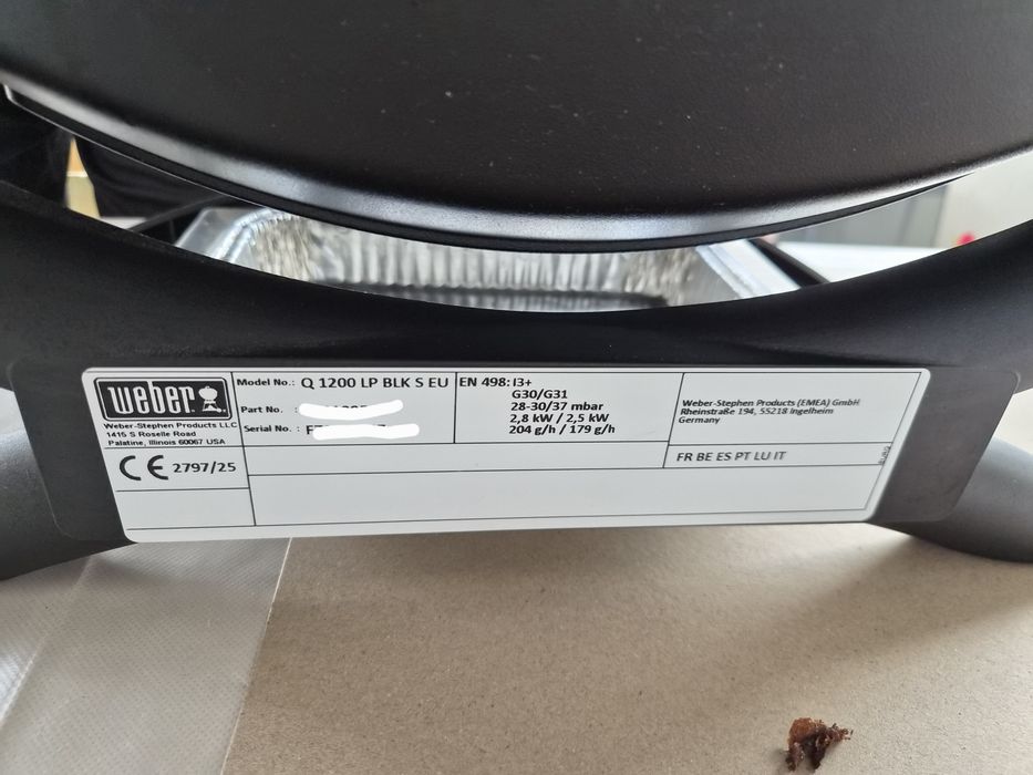 Weber Q1200 BBQ газов грил, като нов