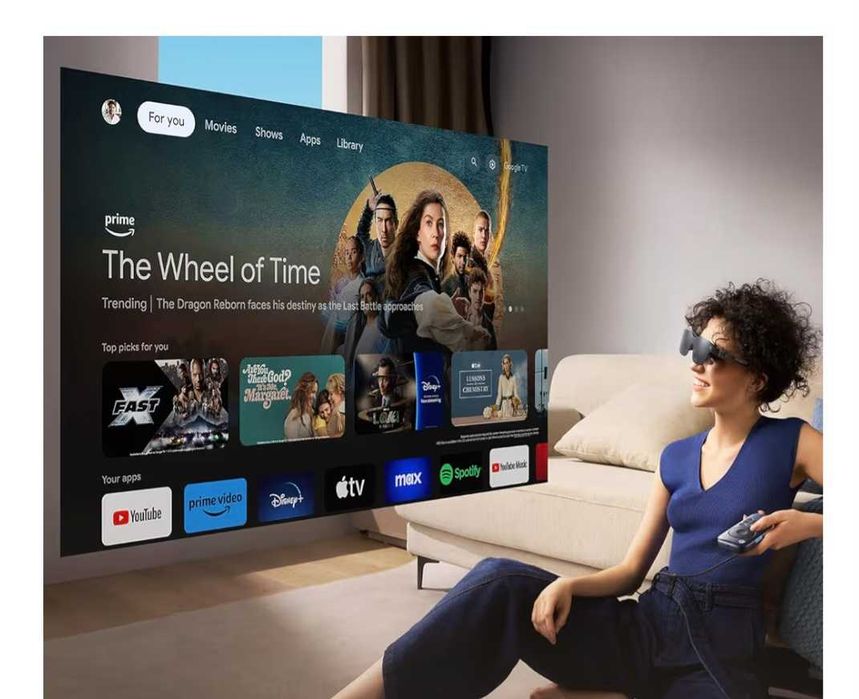 Медиаплейър Android Smart TV HOMATICS 4K HDR 3GB Ram 64GB WI-FI