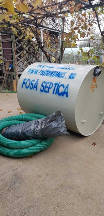 Fosă septică 2000 L din polipropilenă