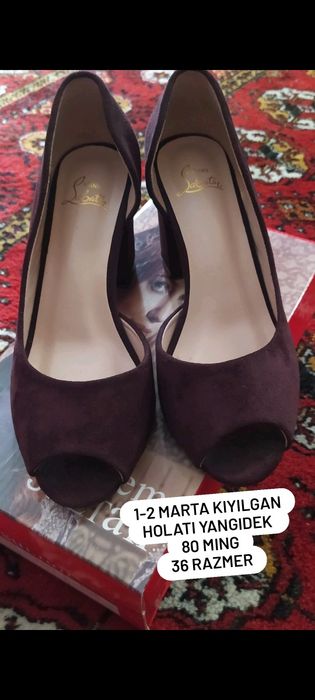80.000 minglik obuflar holati yaxshi razmer 35 dan 37 gach