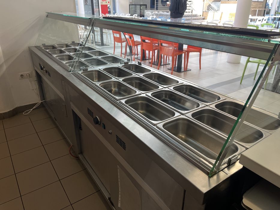 Vitrina calda autoservire