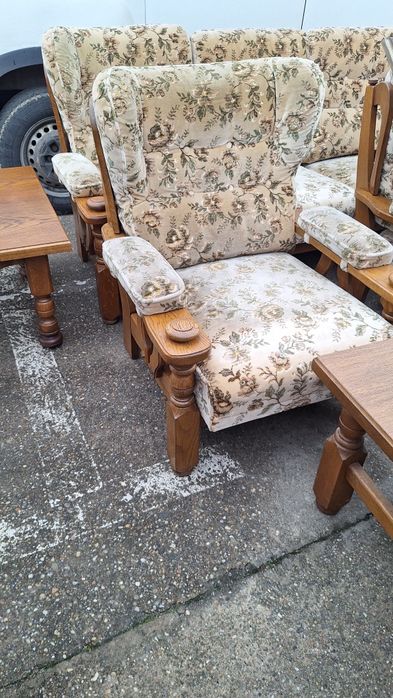 Set Canapele Rustice Stejar