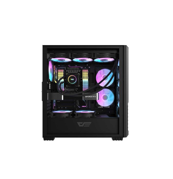 ' Корпус для ПК darkFlash DF2100 BLACK (ATX, 4x Fans)