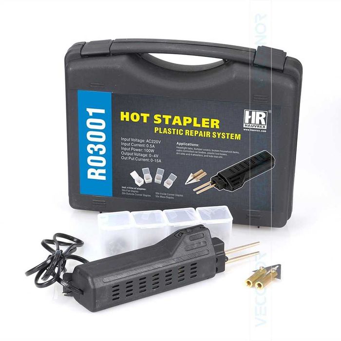 OFERTA TRUSA Aparat Profesional 100W Pistol De Lipit Plastic 200 Cleme