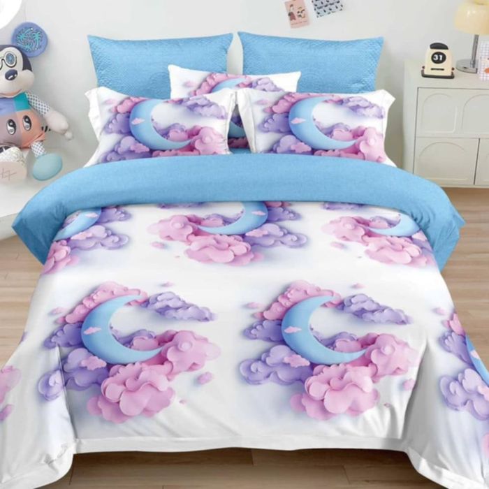 Lenjerie de pat finet 6 piese pentru pat dublu