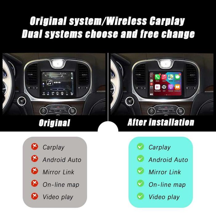 CarPlay / Android Auto модул за Chrysler 300C (2012–2016)