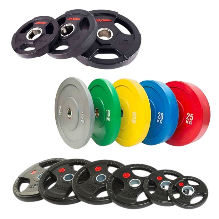 Блины резиновые для штанги в ассортименте