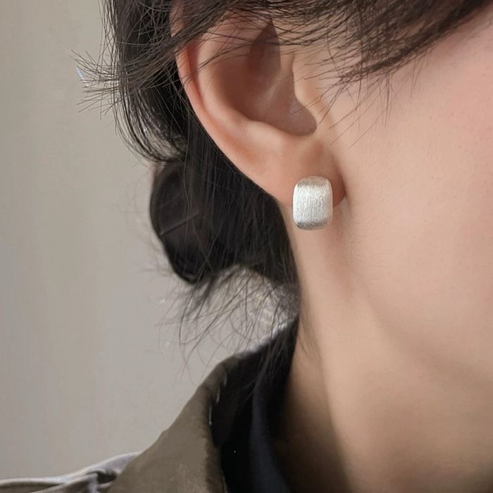 Серьги серебро S999 пробы