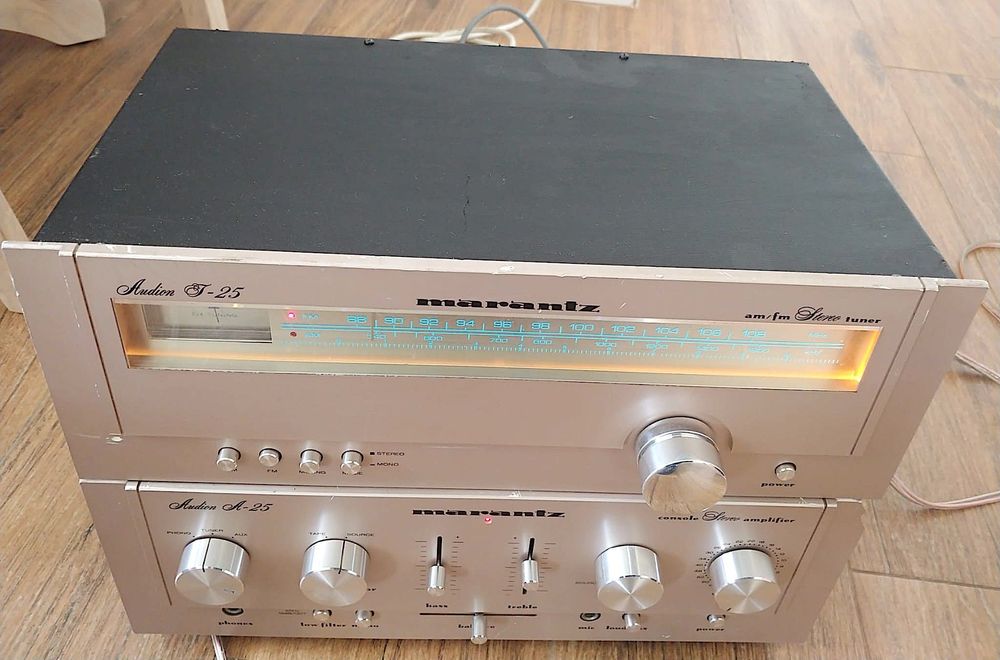 vintage an・an no.25 Marantz Audion A-25 + Audion T-25 amplificator integrat vintage si