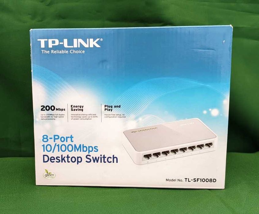 Продавам Switch TP-Link 8-Port 10/100Mbps - TL-SF1008D