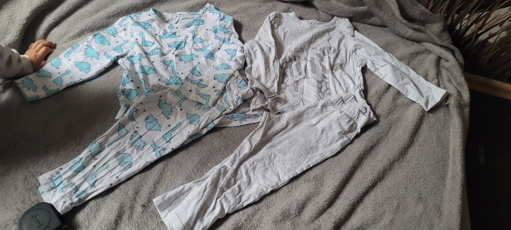Set 2 pijamale bumbac băieți, 80 86