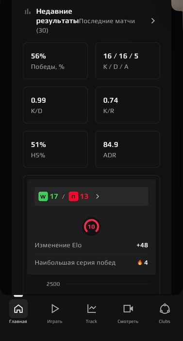 Faceit account 10 lvl