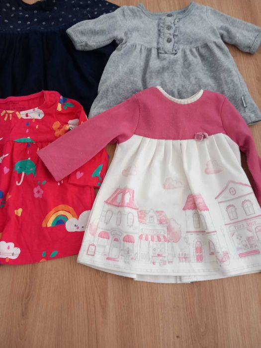 Маркови  роклички за момиченце 0-3м. + ПОДАРЪК