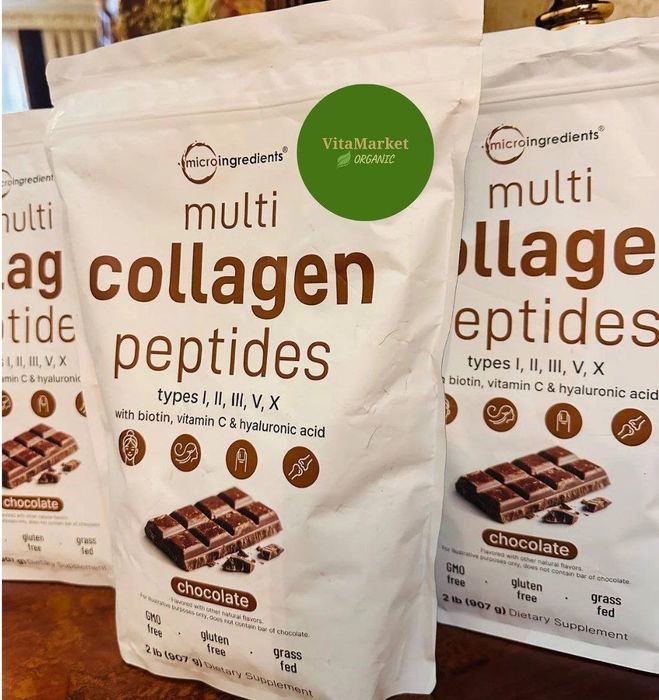 Collagen peptides, kollagen, 907 g, shokoladli, коллаген,