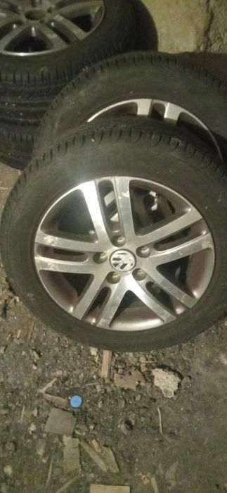 Джанти 16 цола  с летни гуми 205/55/16 за WV, Skoda, Seat - 4 броя