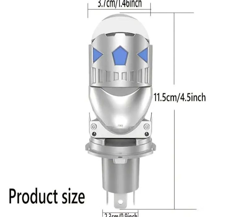 Bi led лампы Н4. H19 с линзами